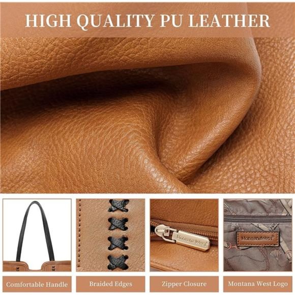 Tote Bag for Women Top Handle Satchel Purse Oversized Shoulder Handbag Hobo Bags - Picture 6 of 6